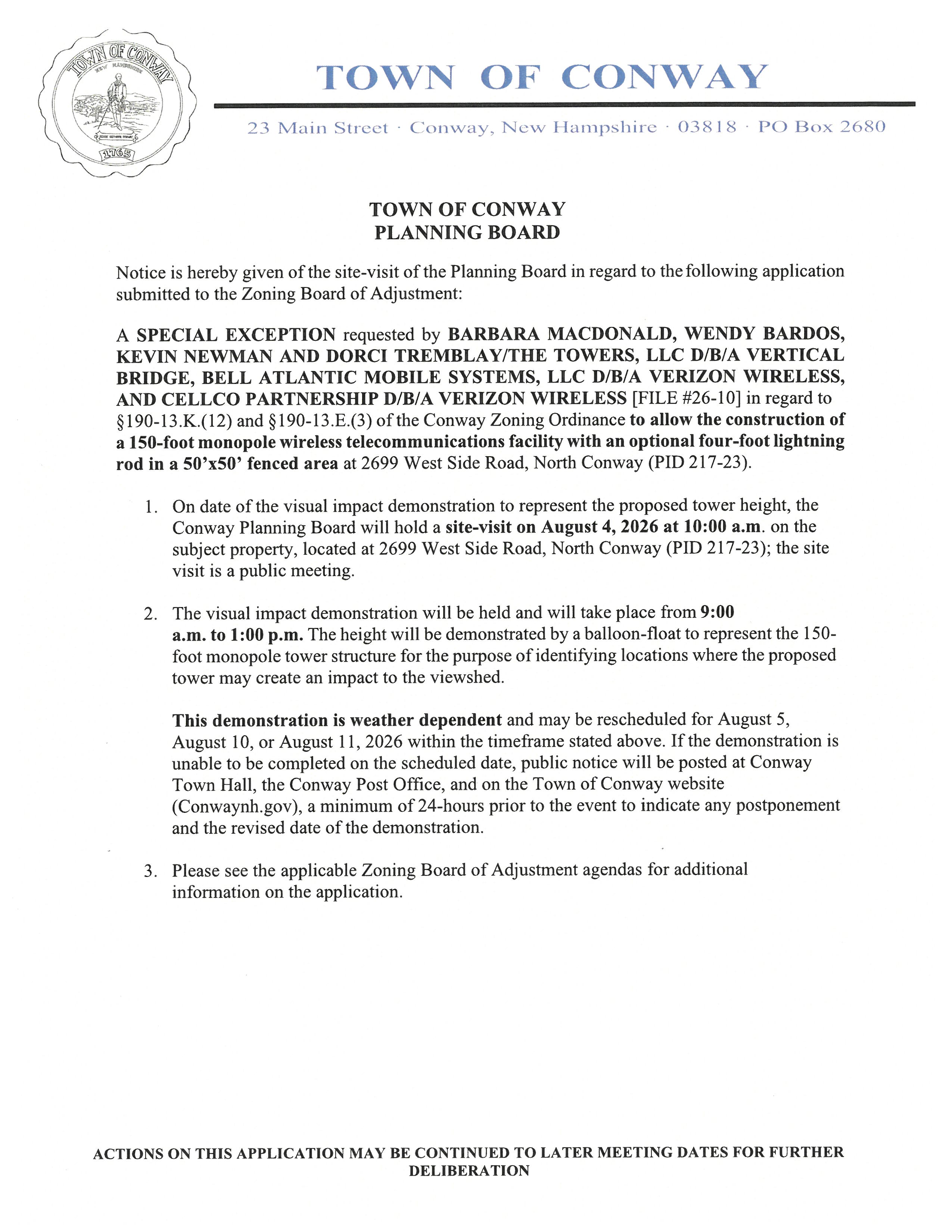 Agenda August 4, 2026