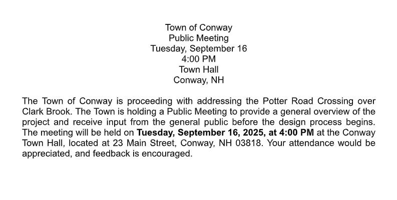 Public Notice